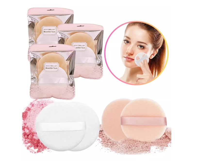 Esponja de Maquillaje Circular para Polvo