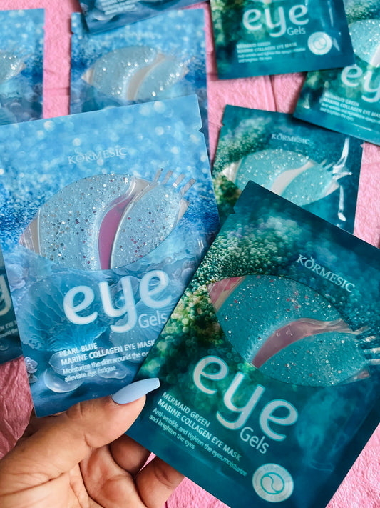 Parches de Ojeras con Glitter de Colágeno