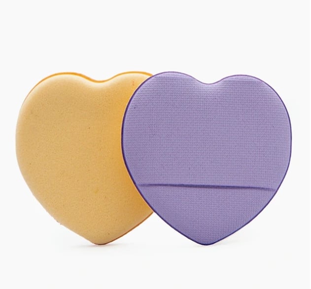 Mini Esponjas de Maquillaje de Corazón