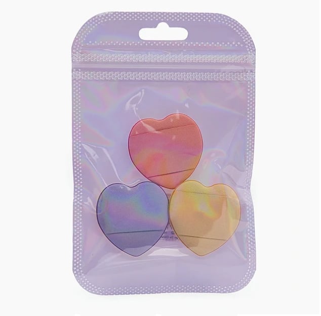 Mini Esponjas de Maquillaje de Corazón
