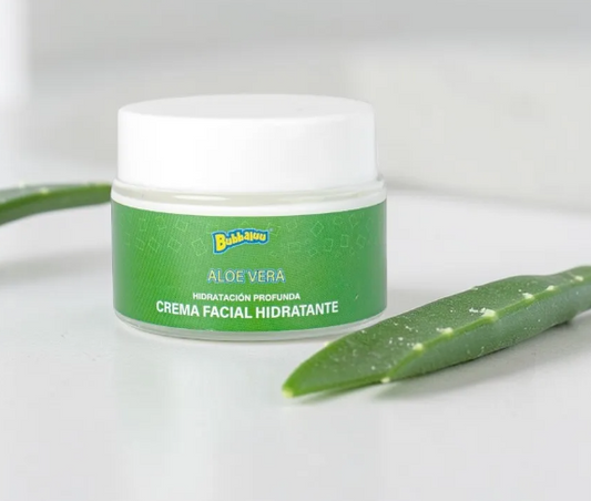 Crema Facial Hidratante Aloe Vera Bubbaluu