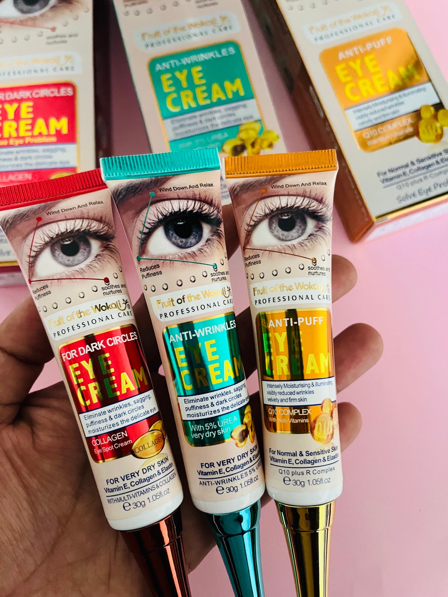 Crema para las ojeras