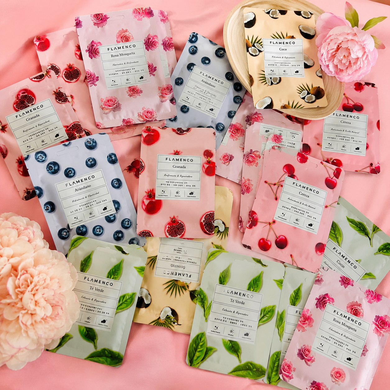 100 Mascarillas Faciales Surtidas