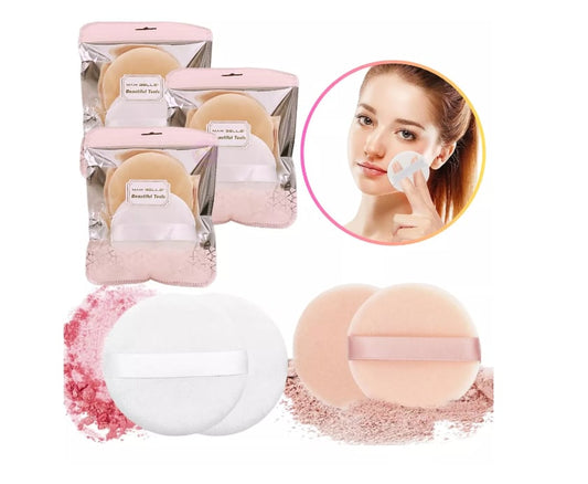 Esponja de Maquillaje Circular para Polvo
